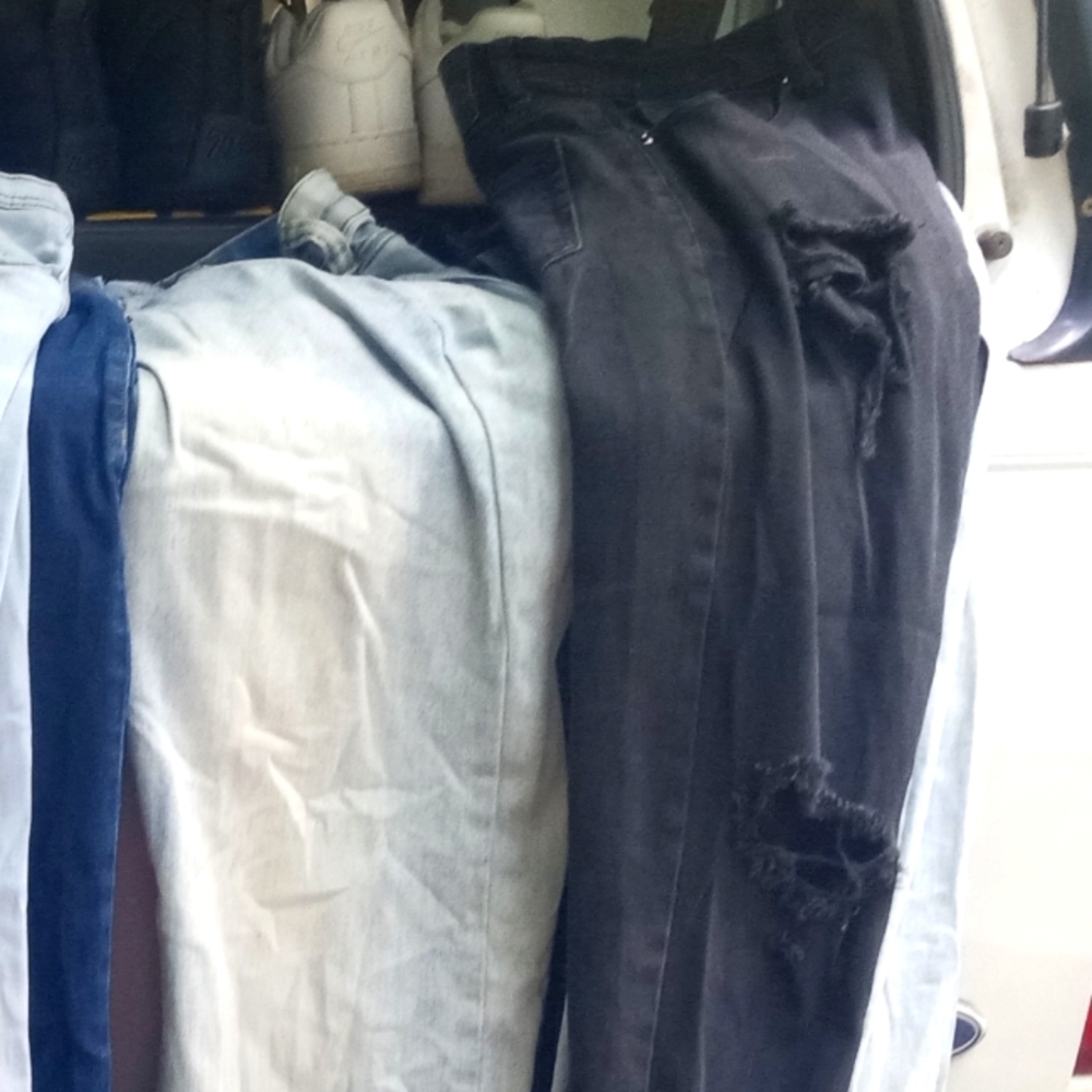 Four pair of jeans